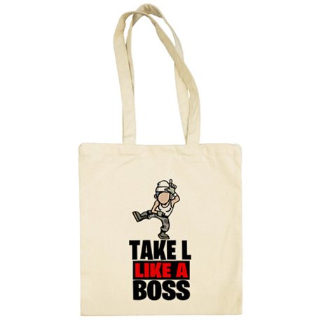 Bolsa de tela Take L Like A Boss