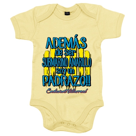 Body bebé además de ser Submarino Amarillo soy un padrazo para aficionado al fútbol de Villarreal