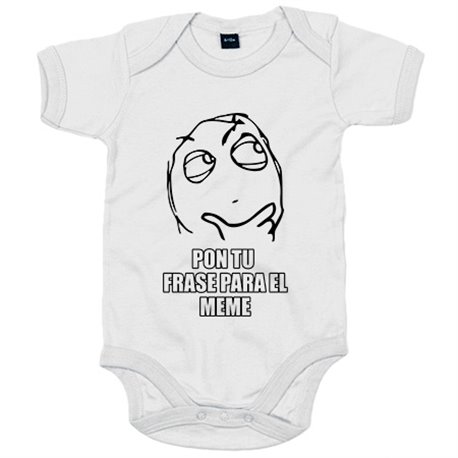 Body bebé personalizable con nombre dinos tu frase para el meme