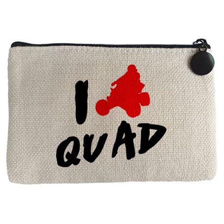 Monedero I Love Quad silueta