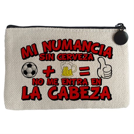 Monedero Mi Numancia sin Cerveza no me entra en la cabeza