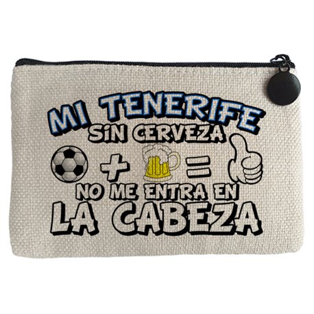 Monedero Mi Tenerife sin Cerveza no me entra en la cabeza