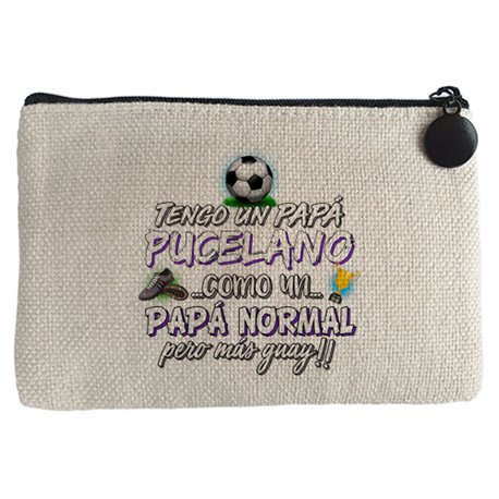 Monedero tengo un papá Pucelano como un papá normal pero más guay