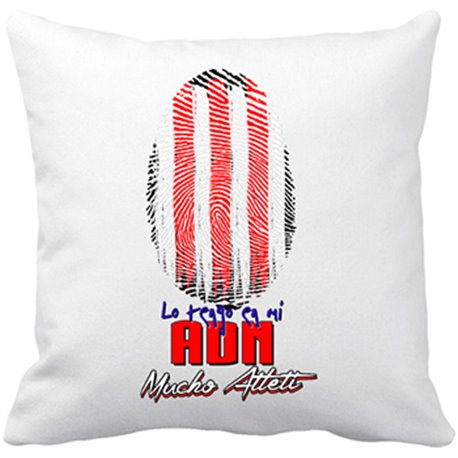 Cojín con relleno lo tengo en mi ADN futbolero de Atleti