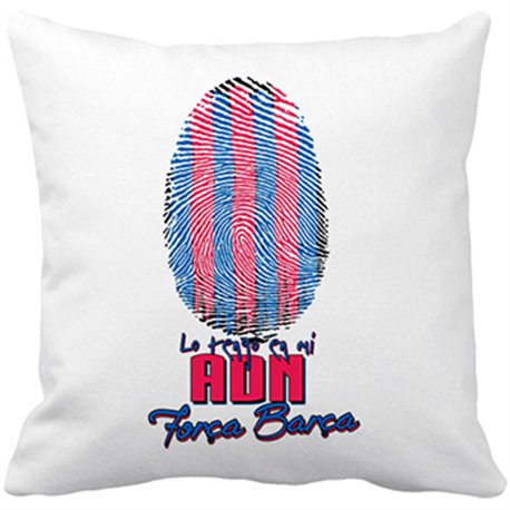 Cojín con relleno lo tengo en mi ADN futbolero de Barcelona