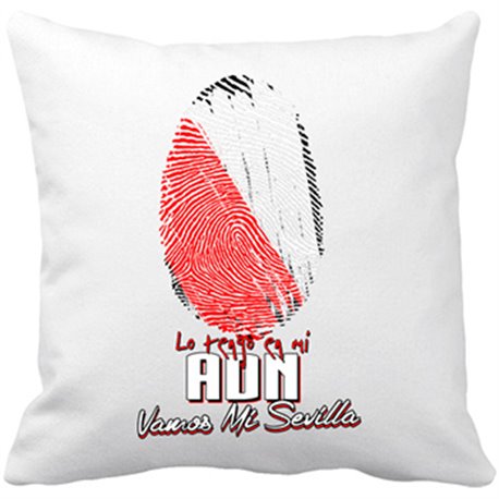 Cojín con relleno lo tengo en mi ADN futbolero de Sevilla
