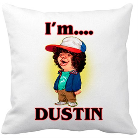 Cojín con relleno Stranger Things I Am Dustin