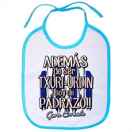 Babero además de ser Txuri Urdin soy un padrazo futbolero de San Sebastián