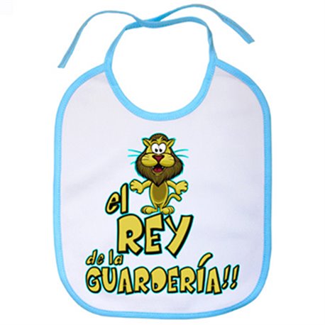 Babero El rey de la guardería