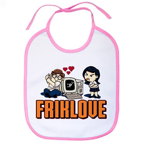 Babero Friklove regalo amor frikis