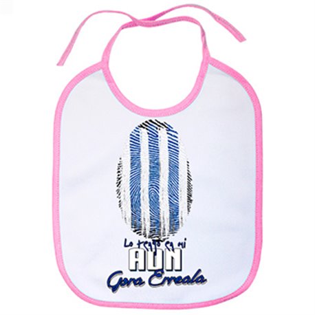 Babero lo tengo en mi ADN futbolero de la real