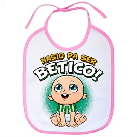 Babero nacido para ser bético para aficionado al fútbol