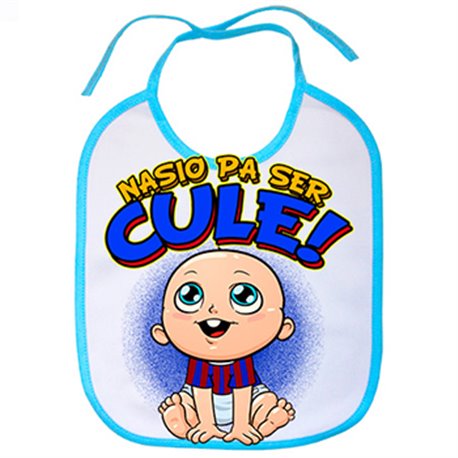 Babero nacido para ser Culé Barcelona fútbol