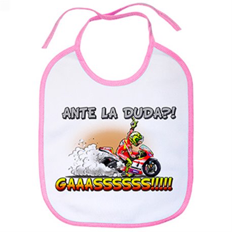 Babero para motero ante la duda gaaaaasss