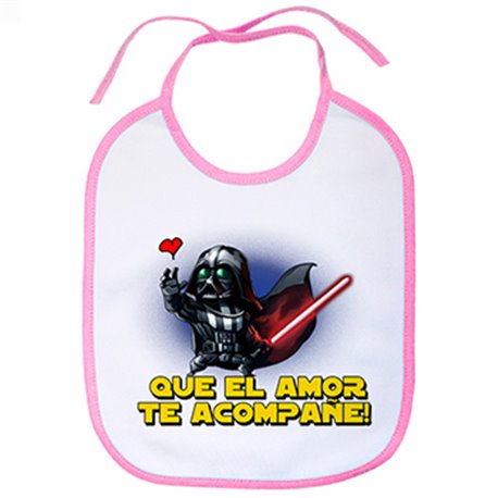 Babero Star Wars que el amor te acompañe