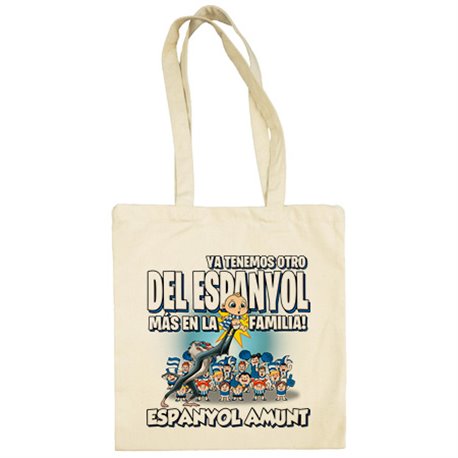 Bolsa de tela ya tenemos otro del Espanyol más en la familia fútbol