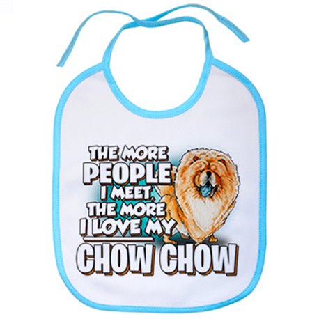 Babero I love my Chow Chow raza perro