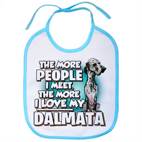 Babero I love my Dalmata raza perro
