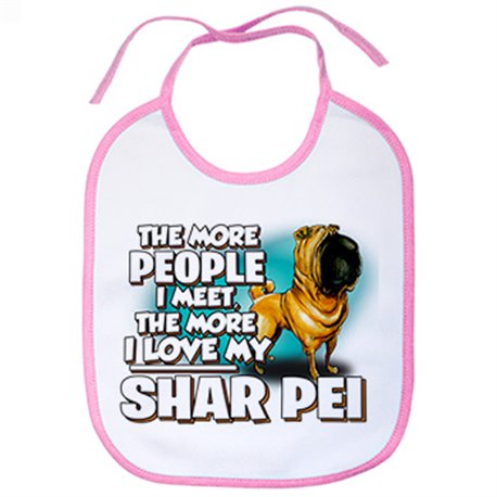 Babero I love my Shar Pei raza perro