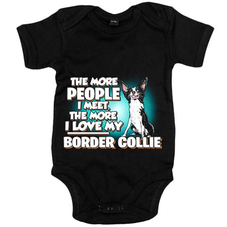 Body bebé I love my Border Collie raza perro