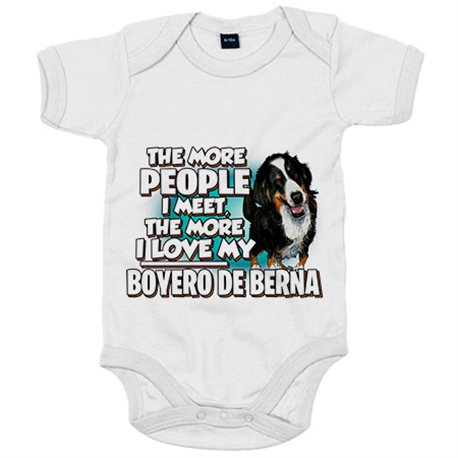 Body bebé I love my Boyero de Berna raza perro