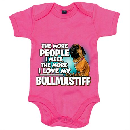 Body bebé I love my Bullmastiff raza perro