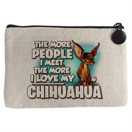 Monedero I love my Chihuahua mascota raza perro