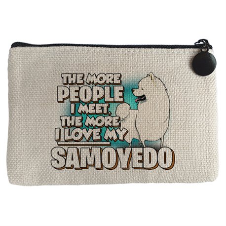 Monedero I love my Samoyedo raza perro