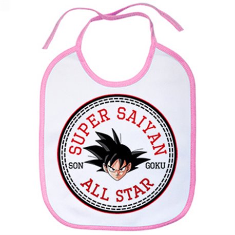 Babero parodia Super Saiyan All Star