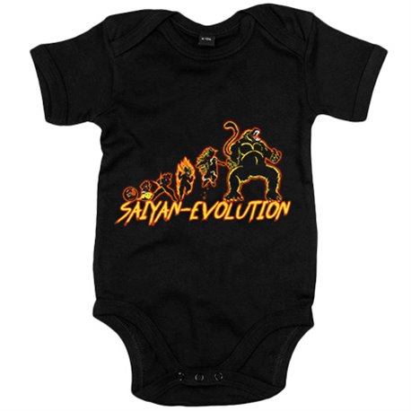 Body bebé ilustración evolución super guerrero Saiyan Evolution