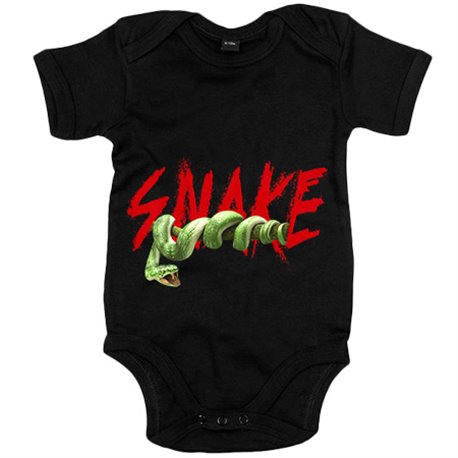 Body bebé ilustración de serpiente de la selva