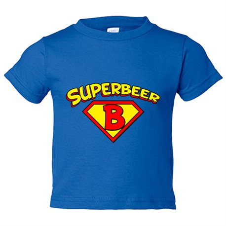 Camiseta bebé Superbeer Super Cerveza