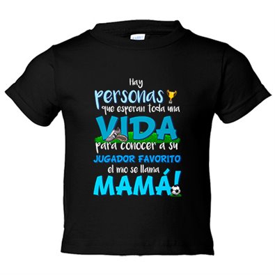 Camiseta niño Mamá es mi jugador favorito