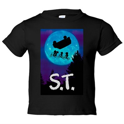 Camiseta bebé con póster de parodia E.T. El Extraterrestre 