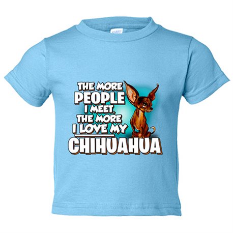 Camiseta niño I love my Chihuahua mascota raza perro
