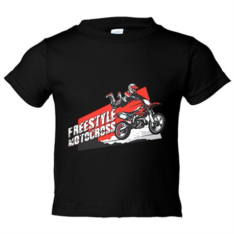 Camiseta bebé Motocross Freestyle Superman Jump