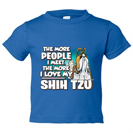 Camiseta bebé I love my Shih Tzu raza perro