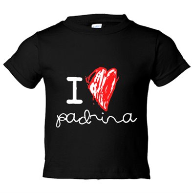 Camiseta niño I Love padrina