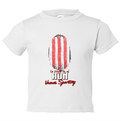 Camiseta bebé lo tengo en mi ADN futbolero de Sporting