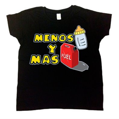 Camiseta niño Menos biberón y más gasss