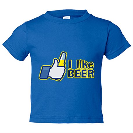 Camiseta bebé I Like Beer