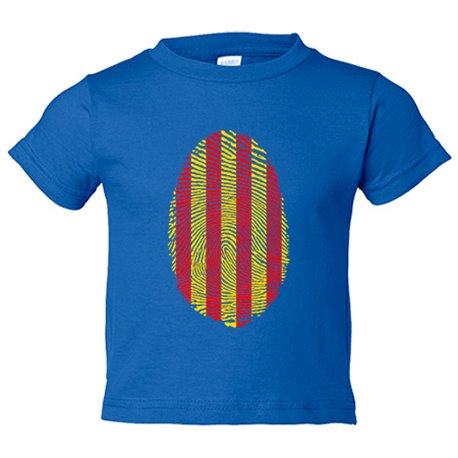 Camiseta niño Emprenta ADN  Catalunya