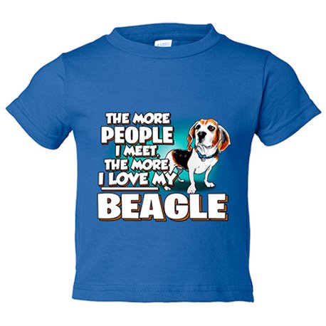 Camiseta bebé I love my Beagle raza perro
