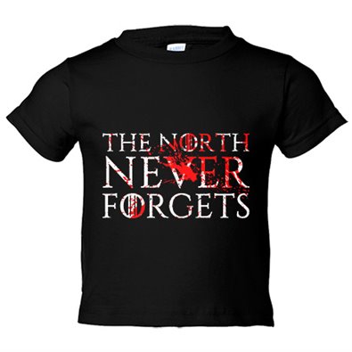 Camiseta niño Game Of Thrones The North Never Forgets
