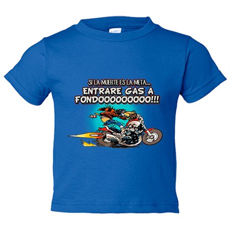 Camiseta bebé Entraré Gas a fondo