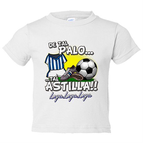 Camiseta bebé de tal palo tal astilla de Leganés para aficionado al fútbol