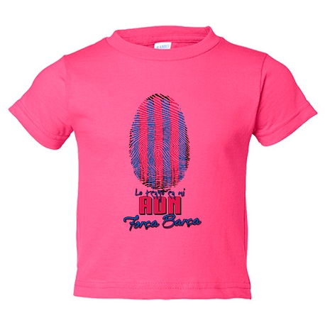 Camiseta bebé lo tengo en mi ADN futbolero de Barcelona