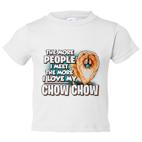 Camiseta bebé I love my Chow Chow raza perro