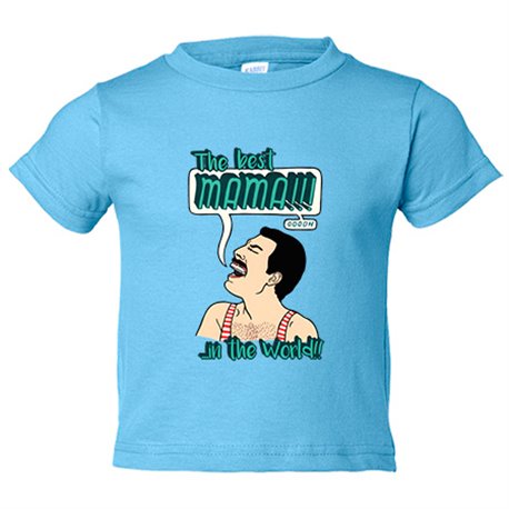 Camiseta bebé The Best Mama In The World 