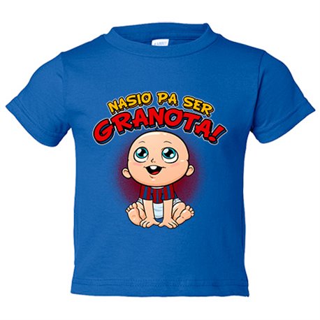 Camiseta bebé nacido para ser Granota para aficionado al fútbol